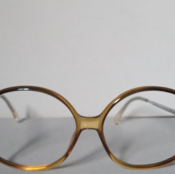 Vintage Viennaline Unisex Clear Brown/Aluminum Sunglass Frame AUSTRIA NOS - Picture 2 of 3